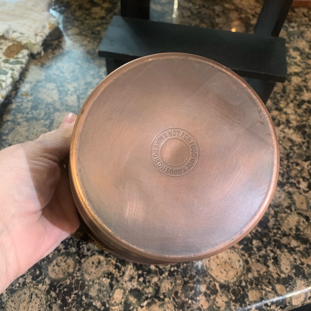 Stylish Copper Planter - Picture 2 of 5